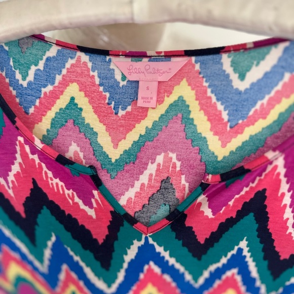 Lilly Pulitzer Multicolor Chevron Dress - Picture 2 of 2